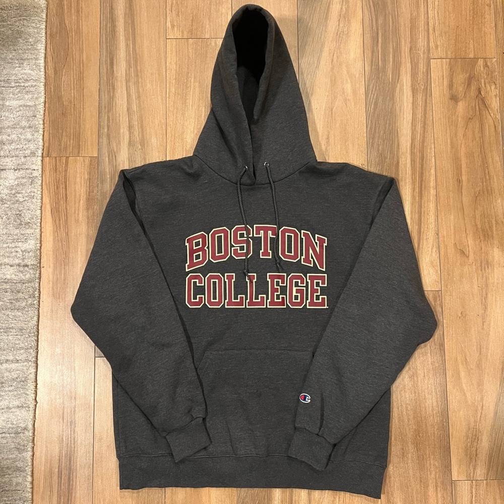 Champion Dark Gray Boston College Hoodie